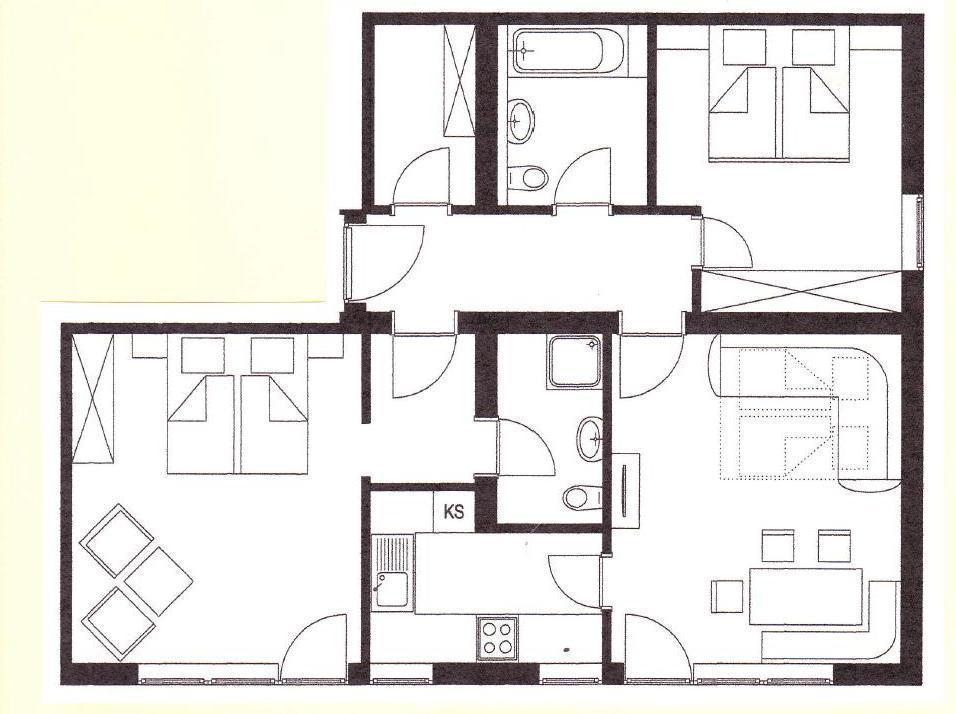 Haus Fichtenstamm Seefeld in Tirol Bilik gambar